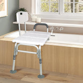 Adjustable Tub Transfer Bench with Backrest